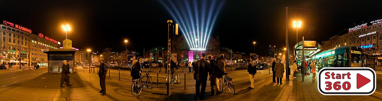Hauptbahnhof zur Luminale 2006