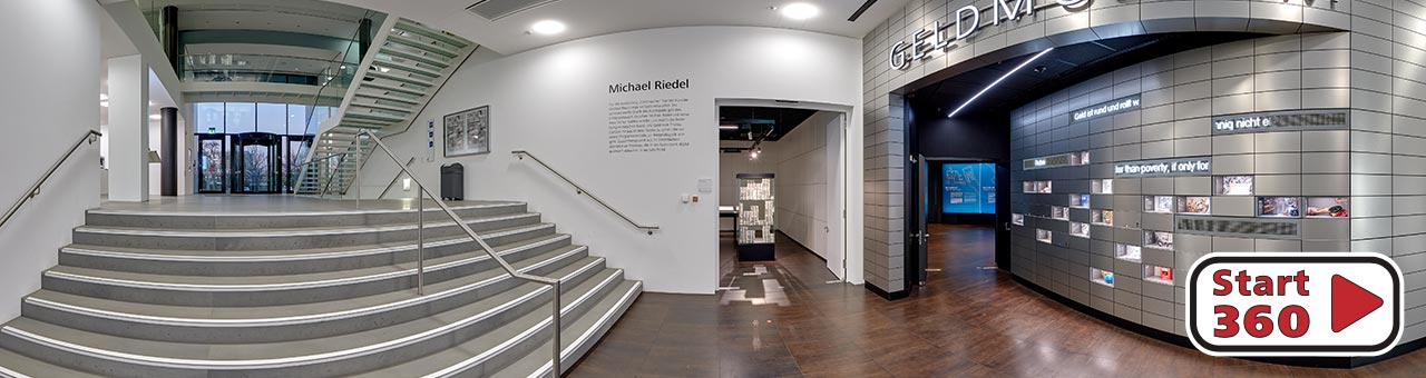 Geldmuseum Zugang zur Ausstellung