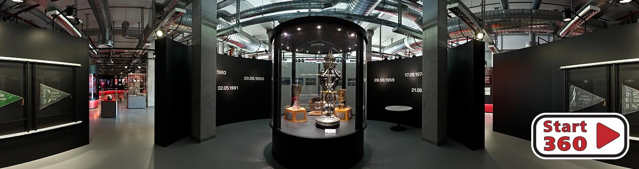 Eintracht Frankfurt Museum In der Schatzkammer vorne