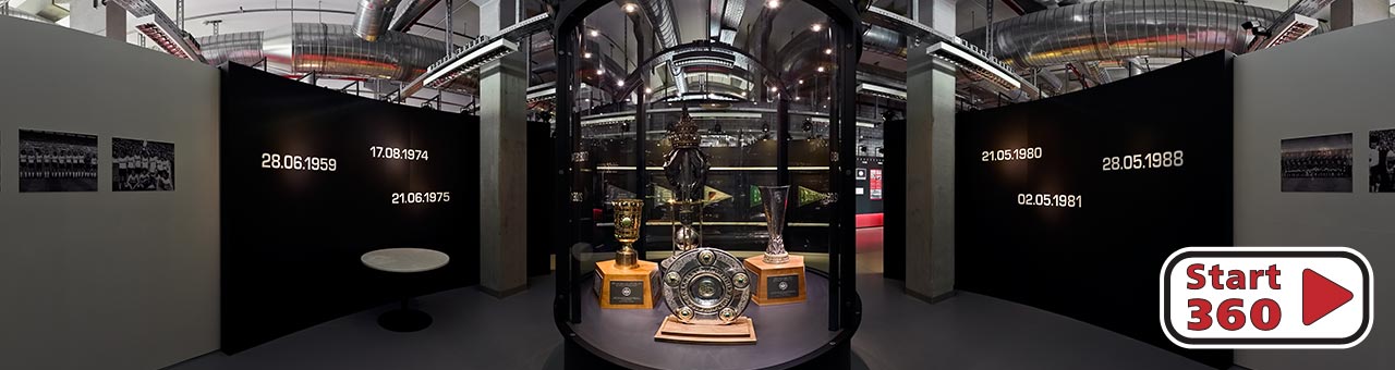 Eintracht Frankfurt Museum In der Schatzkammer hinten