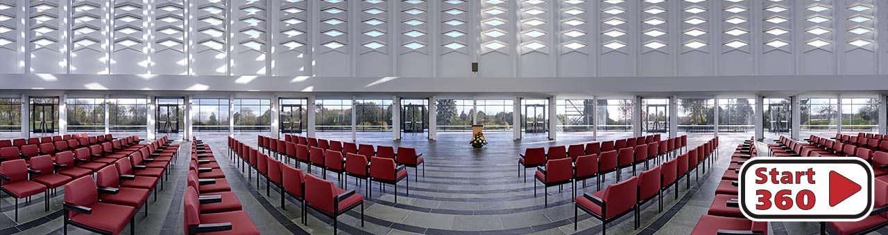 Bahai Haus der Andacht Innenansicht, 2013